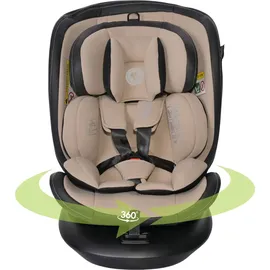 Lorelli Kindersitz Aviator, (40-150cm) 360° drehbar, verstellbar, Isofix beige