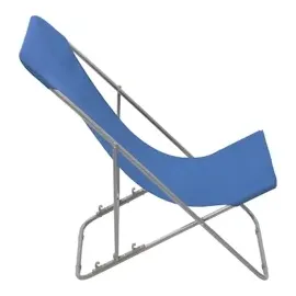 vidaXL Klappbare Strandstühle 44358 75 x 57 x 99 cm blau 2 St.
