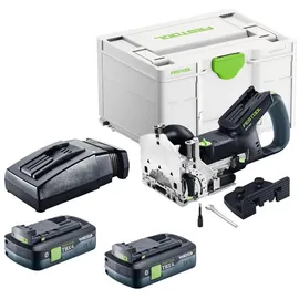 Festool DFC 500 E-Basic Akku Dübelfräse 18 V 4 - 10 mm + 2x Akku 4,0 Ah + Ladegerät