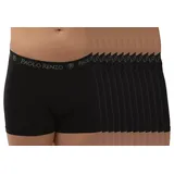 Paolo Renzo Paolo Renzo® Hipster Boxershorts 12 Stück - Größe XL - Schwarz