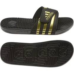 adidas Adissage Badelatschen Herren EG6517 - core black/gold met./core black 38