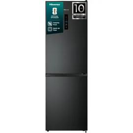 Hisense RB390N4BFC Kühl-Gefrierkombination (304 l, 1860 mm hoch, Black Inox)