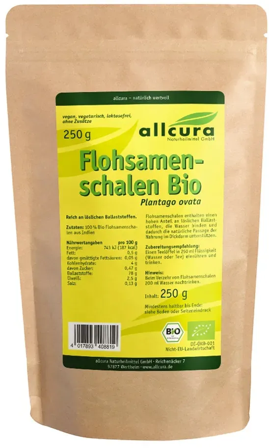 Preisvergleich Produktbild Flohsamenschalen Bio 250 g