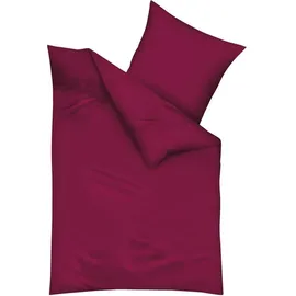 Traumschlaf Uni Biber bordeaux 155 x 220 cm + 80 x 80 cm