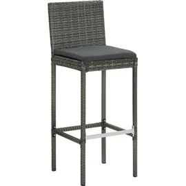 vidaXL Gartenbar Set 5-tlg. Grau