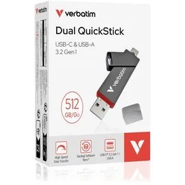Verbatim Dual QuickStick USB-Stick 512 GB