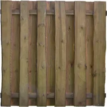 Tetzner & Jentzsch Sichtschutzelement 180 x 150 cm Braun Holz