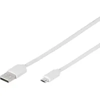 Vivanco USB 2.0 USB-A Stecker, USB-Micro-B Stecker 1.00m Weiß