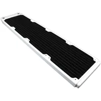 XSPC TX480, Radiator, Messing, Kupfer, Schwarz, Weiß, 0,153 l, 4 Lüfter, 12 cm