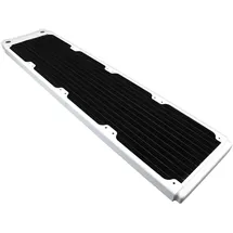 XSPC TX480, Radiator, Messing, Kupfer, Schwarz, Weiß, 0,153 l, 4 Lüfter, 12 cm