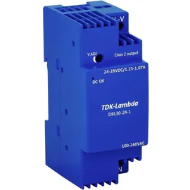 TDK-Lambda DRL30-24-1 Hutschienen-Netzteil (DIN-Rail) 24V 1.25A 30W Inhalt 1St.