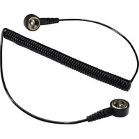 TRU Components SpKL-4-183-KK ESD-Erdungskabel 1.83m Druckknopf 4mm