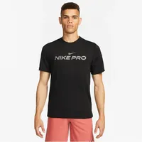 Nike Dri-FIT Fitness-T-Shirt Herren Black XL