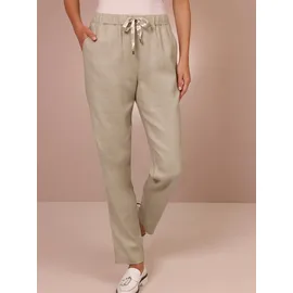 CREATION L Leinen-Viskose-Hose in beige | Gr.: 36