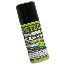 PETEC 70520 Kettenwachs Spray 100ml Dry Lube zur Trockenschmierung