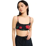 QUIKSILVER Bikini-Top Viacha Schwarz L Cup B