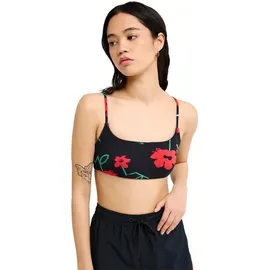 QUIKSILVER Bikini-Top Viacha Schwarz L Cup B