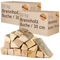 FLAMEUP Brennholz Buche 30 cm 60 kg