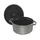 Staub Cocotte 14 cm rund graphitgrau