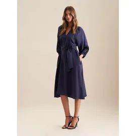 Seidensticker Sommerkleid Unifarben Blau 38