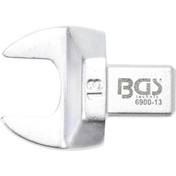 BGS, Schraubenschlüssel, Einsteck-Maulschlüssel  13 mm  Aufnahme 9 x 12 mm