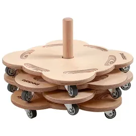 Pedalo Rollbrett-Set ""Stapelbaustein Rollrutscher""