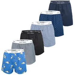 Happy Shorts Herren Boxer Mix 6er Pack