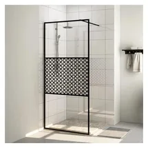 vidaXL Duschwand für Begehbare Dusche mit Klarem ESG Glas 90x195 cm