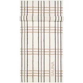 CAWÖ Sauna Check 6274 Saunatuch 80 x 200 cm beige