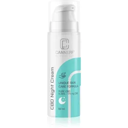 Canneff Balance CBD Night Creme Nachtcreme gegen sämtliche Alterserscheinungen 50 ml