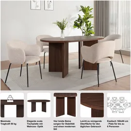 OTTO home Callii 160 x 76 x 90 cm braun