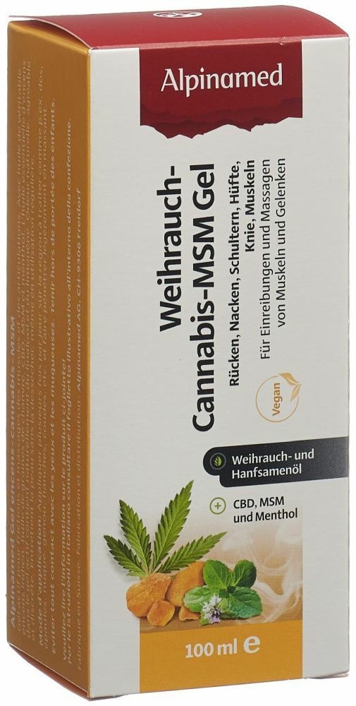 ALPINAMED® Encens Cannabis MSM Gel 100 ml gel(s)