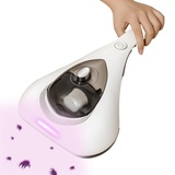 Kavolet Milbensauger, 10kPa Milben Hand-Staubsauger mit UV-Licht, geräuscharm, waschbarer HEPA-Filter, tragbarer Hand-Matratzenstaubsauger vernichtet bis zu 99 Prozent Aller Milben für Staub/Tierhaare