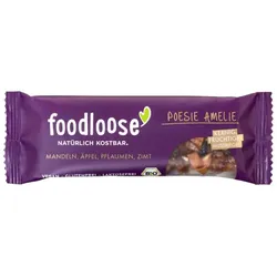 foodloose Nussriegel Poesie Amelie bio