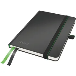 LEITZ Notizbuch Complete A6 kariert schwarz Packung mit 6 Stück