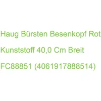Haug® bürsten Besenkopf rot Kunststoff 40,0 cm breit