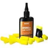 Gewo HydroTec Tischtennis Kleber auf Wasserbasis - ITTF zugelassener Belagkleber für Tischtennisschläger, lösungsmittelfreier Kleber für alle TT-Beläge, mit Klammer und Applikatorschwämmen, 90 ml