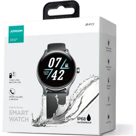 Joyroom FC1 Classic Serie BT 32 mm Kunststoffgehäuse schwarz Sportarmband schwarz M
