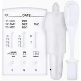 One+Step Multi Drogentest Speichel für 7 Drogenarten (Coc/Thc/Opi/Amp/Mtd/Bzo/Met) 1 St