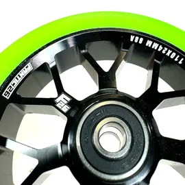 Fantic26 Spy7 Stunt-Scooter Rolle 110mm Abec11 Schwarz/Pu Grün