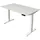 Kerkmann Move 4 elektrisch höhenverstellbarer Schreibtisch lichtgrau rechteckig, T-Fuß-Gestell weiß 140,0 x 80,0 cm