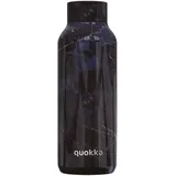 Quokka SOLID BLACK MARBLE | THERMOSFLASCHE AUS EDELSTAHL 510 ML