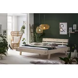 SalesFever Balkenbett Fichtenholz 140x200 cm
