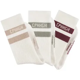 Copenhagen Studios Tennissocken Damen 3x off white Gr.43-46