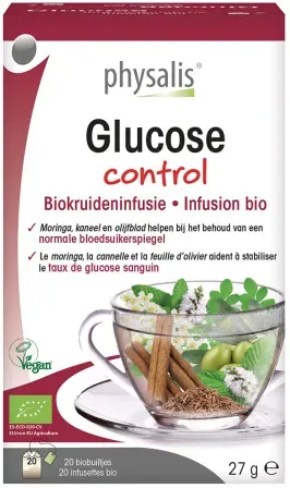 Physalis Glucose Control Infusion Bio 20 Beutel