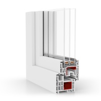 aluplast IDEAL neo MD, Kunststofffenster, Weiß, 1-teilig festverglast, 510 x 510 mm, individuell konfigurieren