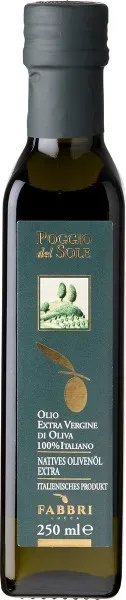 Poggio del Sole Olio Extra Vergine di Oliva MHD12/2024 Fabbri - 6Fl. á 0.25l