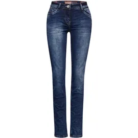 Cecil Damen, Style Scarlett 1-knopf 59 Jeans in mid blue wash), | Gr.: W36/L30