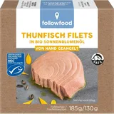 Followfood Thunfisch Filets in Bio-Sonnenblumenöl
