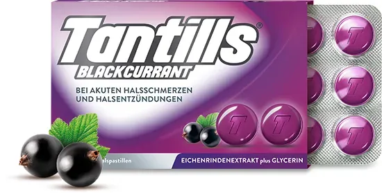 Tantills Halspastillen Blackcurrant